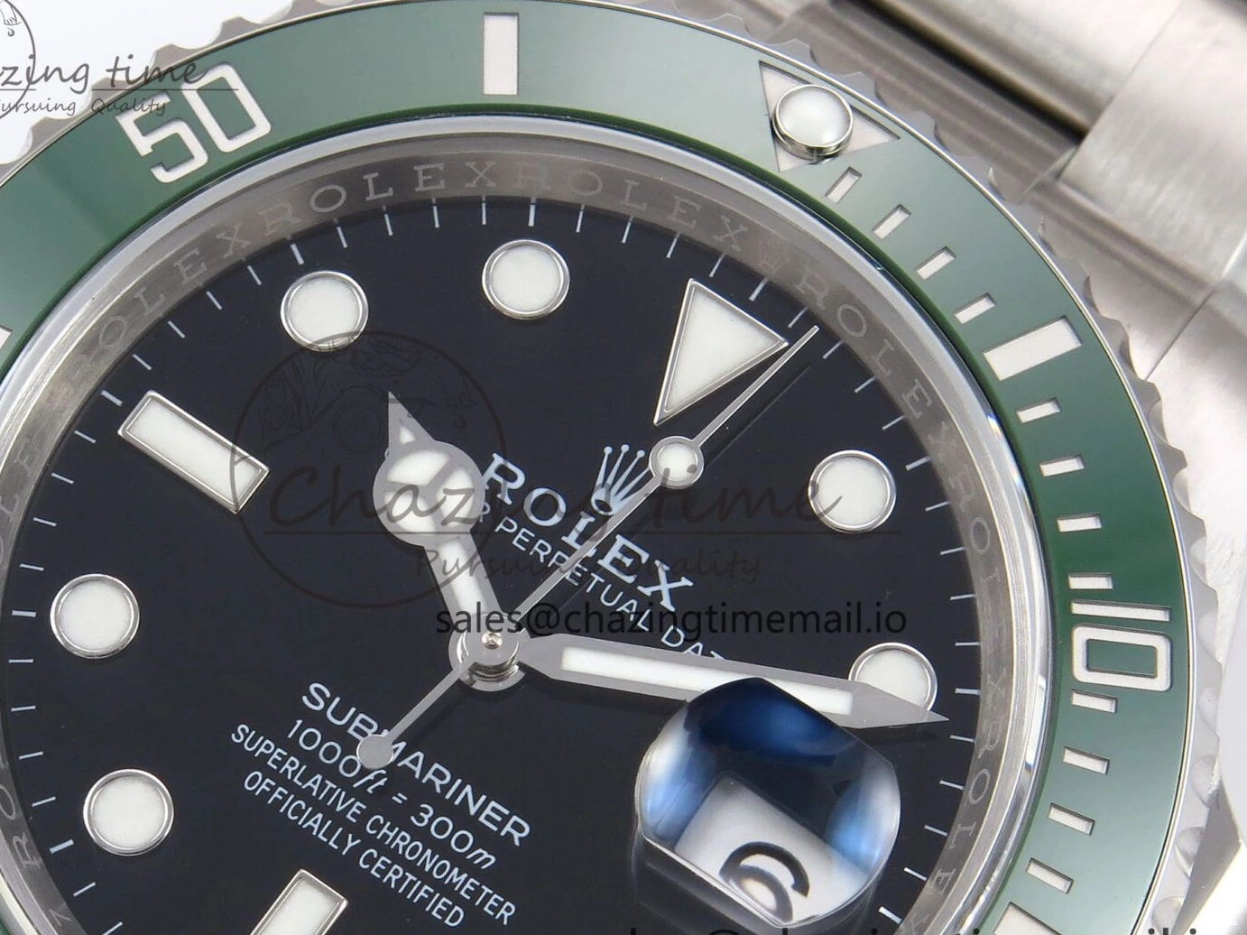 MiroTime 0113 Submariner 41mm 126610 LV Green Ceramic EWEF Best Edition on Bracelet SH Durable 1035